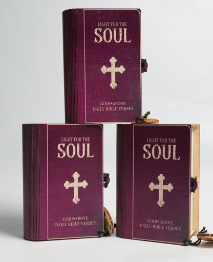 🔥🎁✝️Handmade Wooden Bible Verses Box - Daily Bible Verses (🎁 A Reminder of God's Words💖)