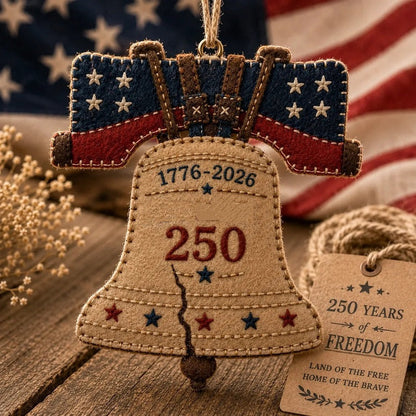 Handcrafted America 250th Anniversary Keepsake Ornaments | Rustic Patriotic Decor 🇺🇸