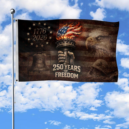 🦅🇺🇸 "We The People" 250th Anniversary Vintage American Flag (1776-2026)