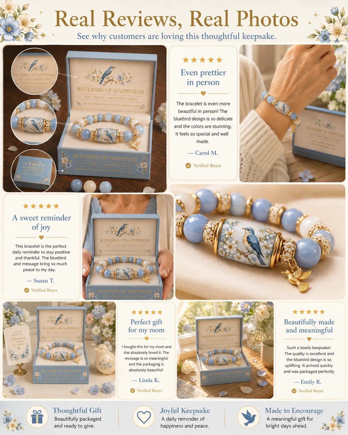 2026 Meaningful Gift Bracelet Collection ✨ Faith • Hope • Healing • Love