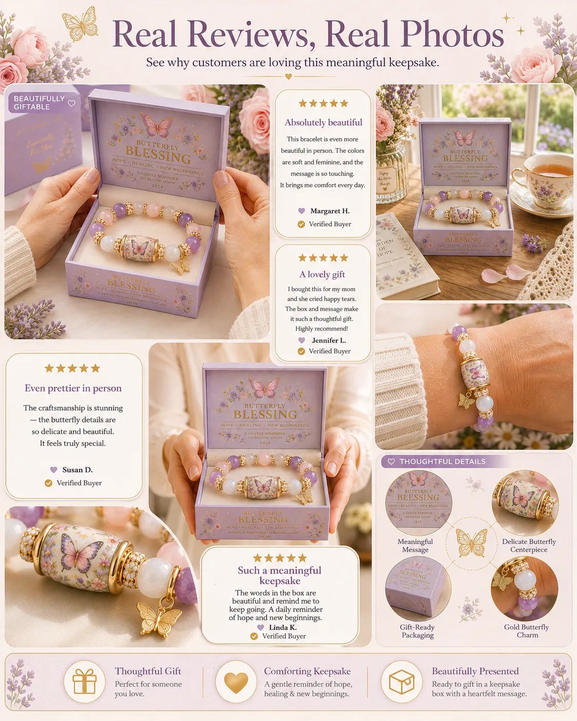 2026 Meaningful Gift Bracelet Collection ✨ Faith • Hope • Healing • Love