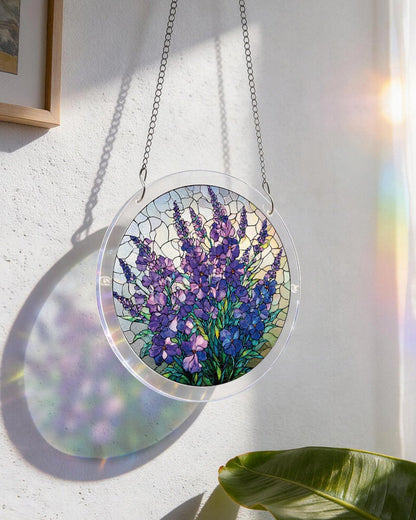 🔥Limited Time 50% OFF🎁8 Inch Stained Glass Acrylic Puzzle Ornament, Window Hanging Suncatcher Home Decor, 15 Available Styles