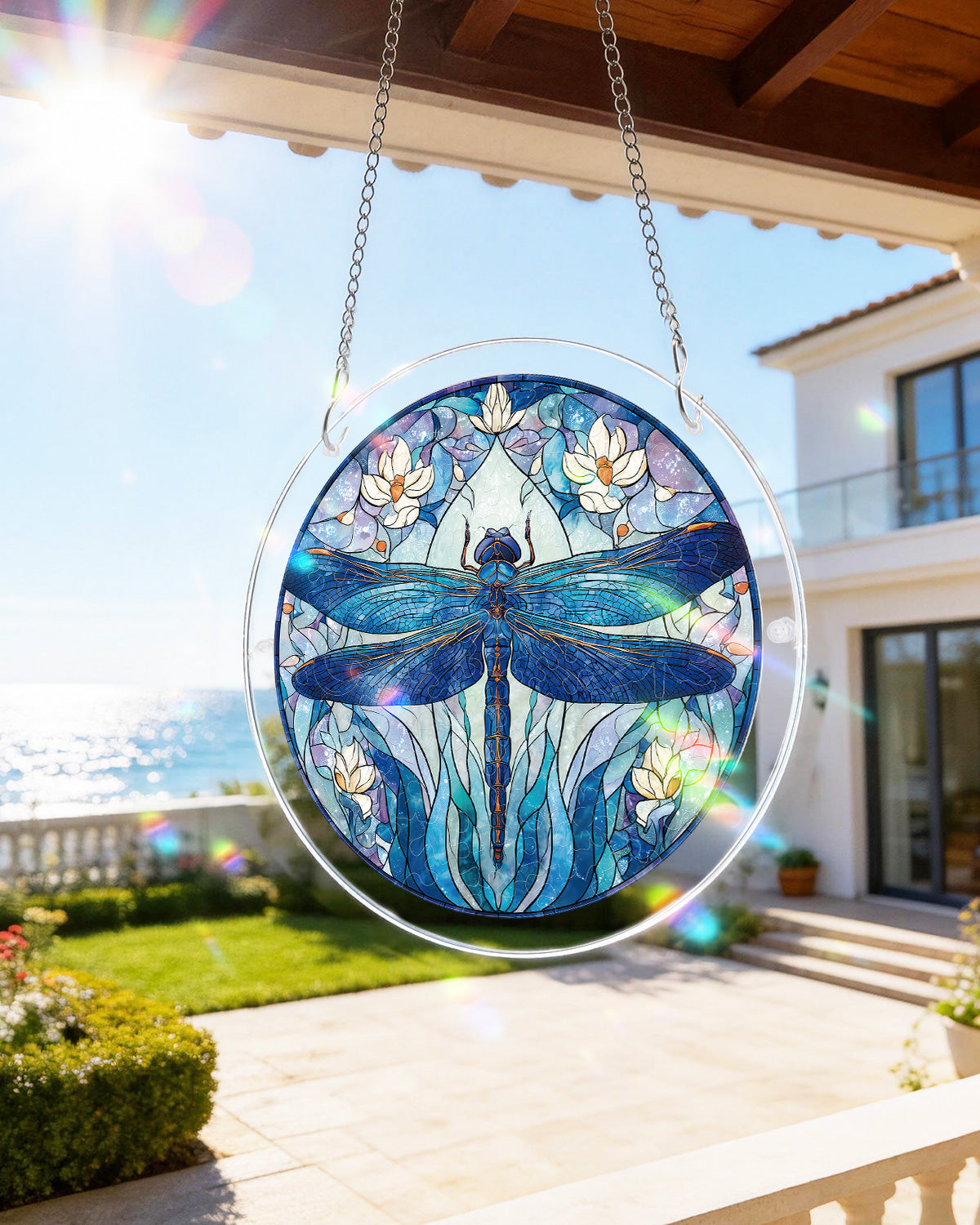 DIY Acrylic Animal Puzzle Suncatcher, Stained Glass Style Window Light Catcher