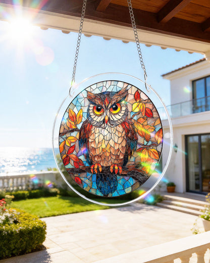 DIY Acrylic Animal Puzzle Suncatcher, Stained Glass Style Window Light Catcher