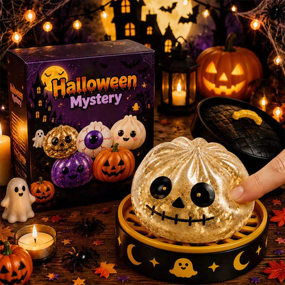 🎃 Halloween Dumpling Squeeze Squishy Toy|Premium Gift Box Set🎁