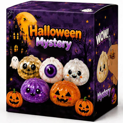 🎃 Halloween Dumpling Squeeze Squishy Toy|Premium Gift Box Set🎁