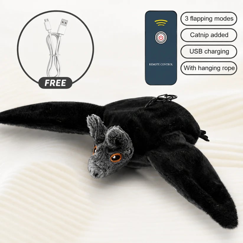 🐶🦇 Electric Flapping Bat Dog Toy