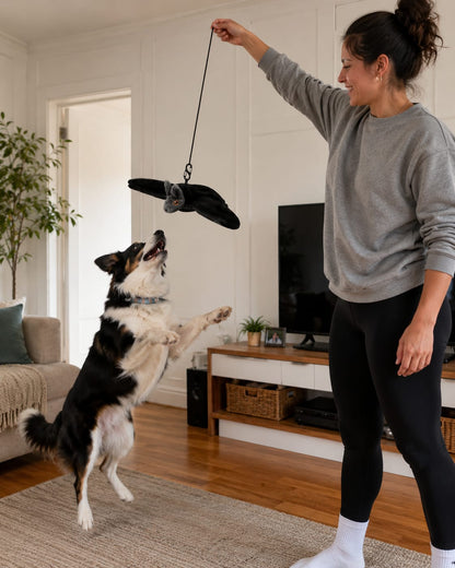 🐶🦇 Electric Flapping Bat Dog Toy