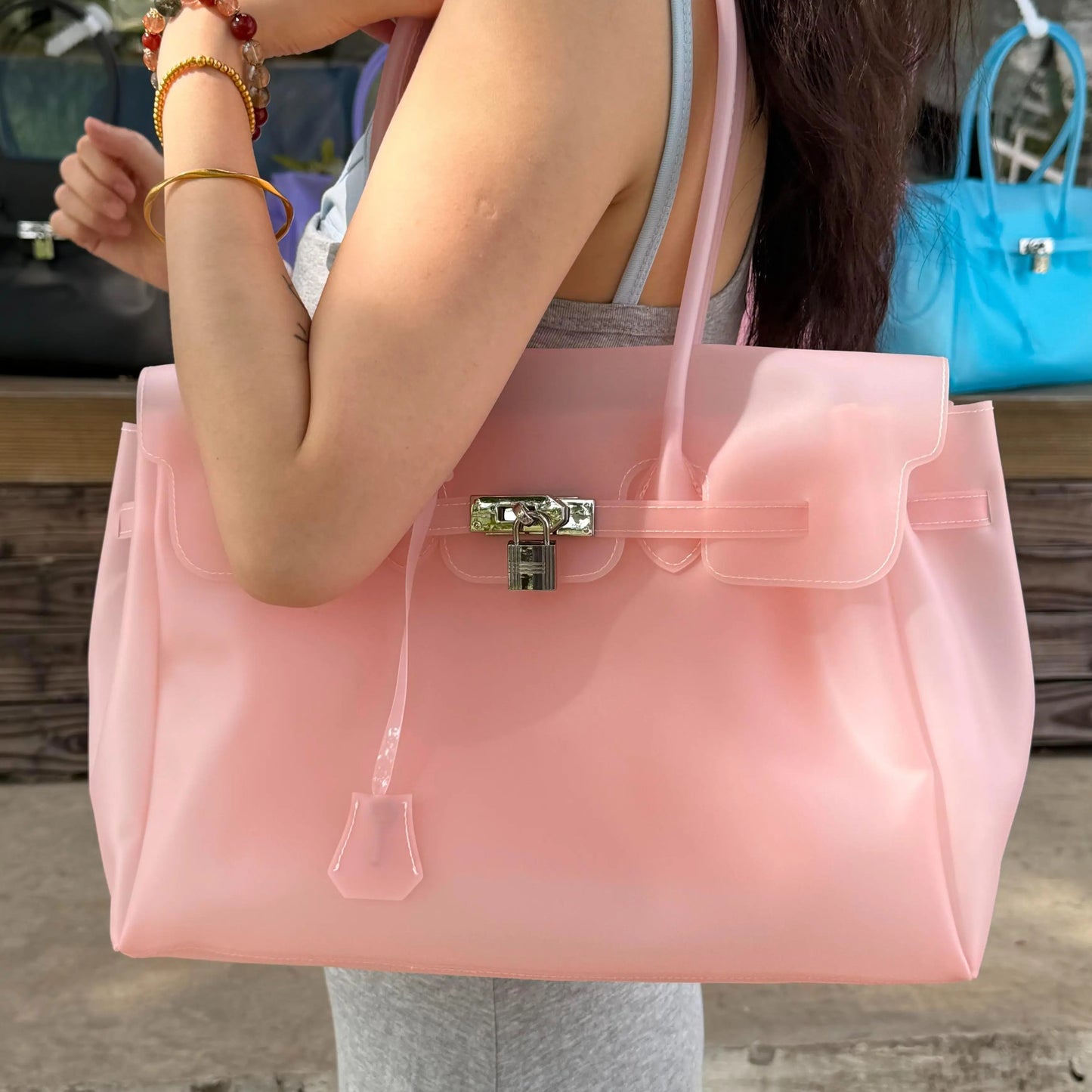 🍬👜Transparent Jelly Shoulder Bag for Women