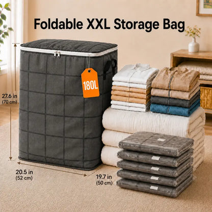🔥Limited Time 50% OFF Large Capacity Foldable Fabric Clothes Storage Bin