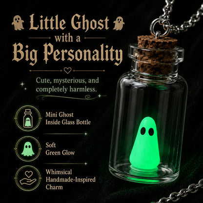 🔥 Last Day 50% OFF-Ghost Adoption Necklace,Funny Halloween Jewelry Gift