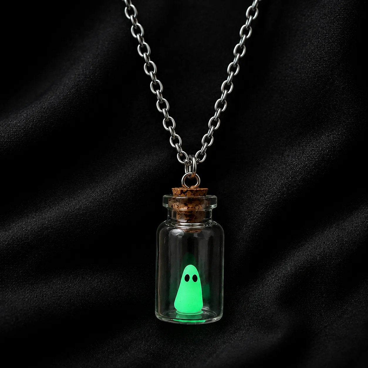 🔥 Last Day 50% OFF-Ghost Adoption Necklace,Funny Halloween Jewelry Gift