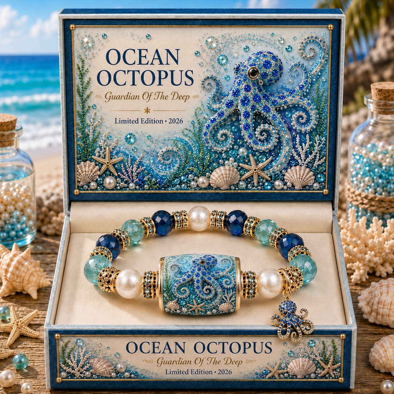 🌊2026 Limited Ocean Guardian Beaded Bracelet