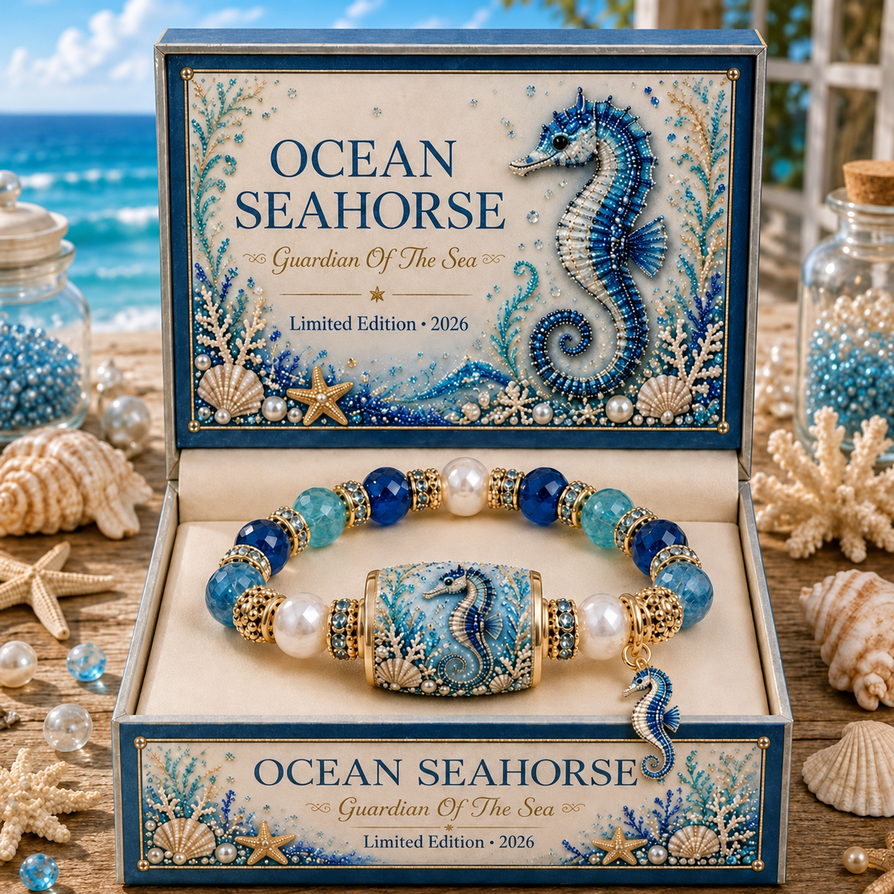 🌊2026 Limited Ocean Guardian Beaded Bracelet