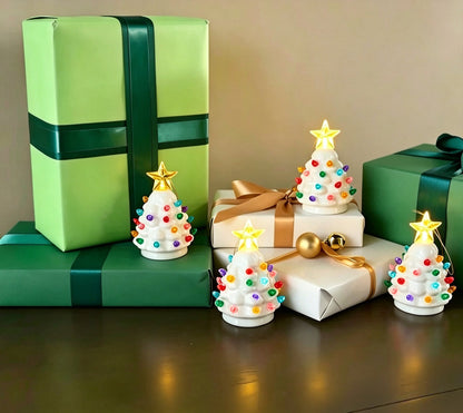 🎄Mini Lighted Ceramic Christmas Tree Ornament