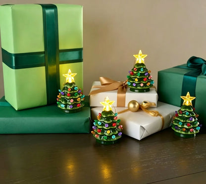 🎄Mini Lighted Ceramic Christmas Tree Ornament