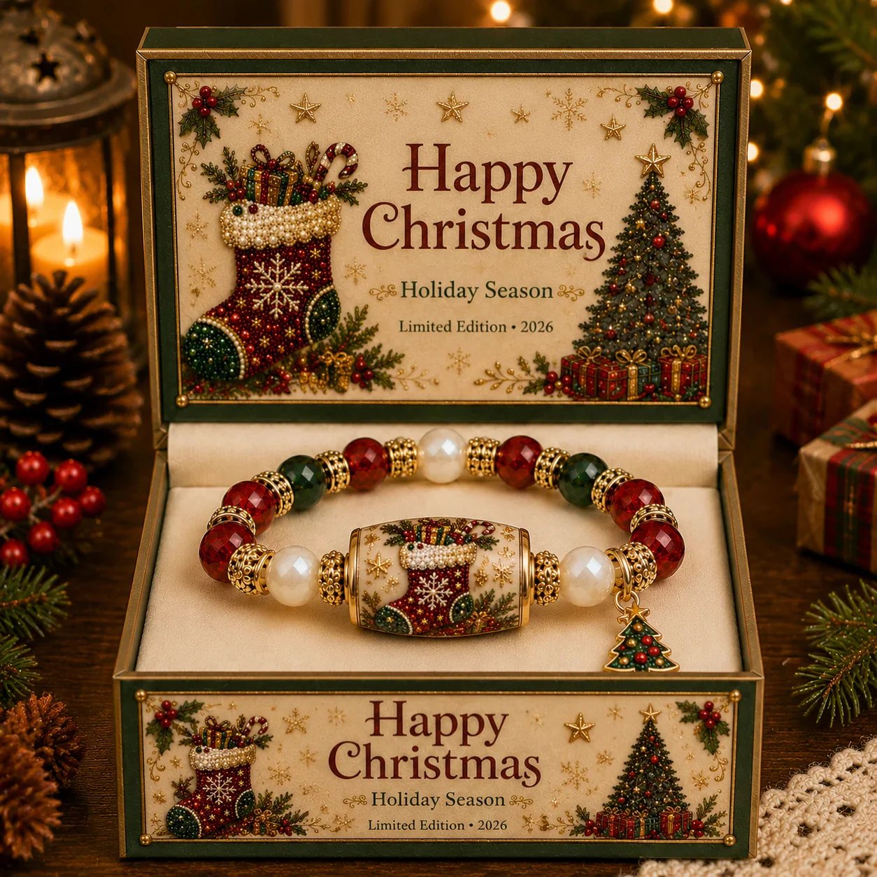 💥 Last Day 50% OFF – 🎄 Christmas Magic Collection Bracelet — Limited Edition