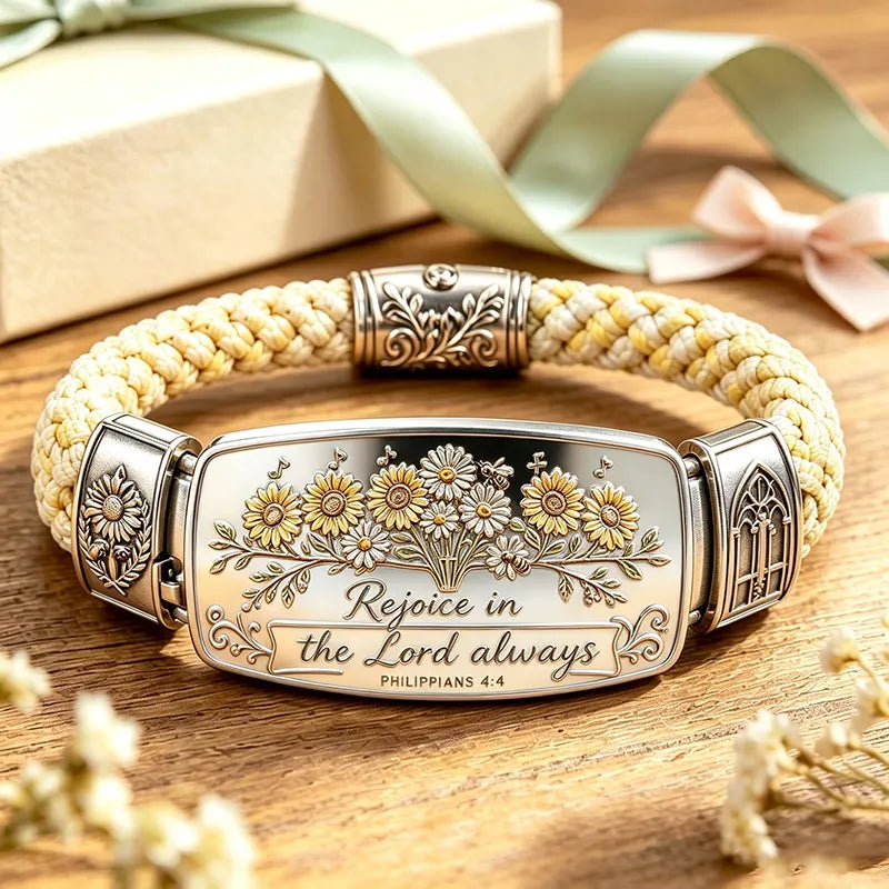 ✝️Christian Inspirational Braided Rope Bracelet