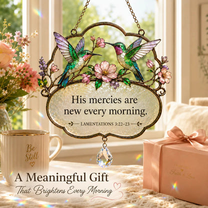 🕊️Christian Scripture Bird Suncatcher