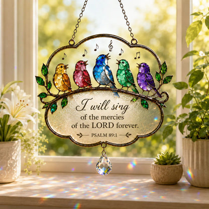 🕊️Christian Scripture Bird Suncatcher