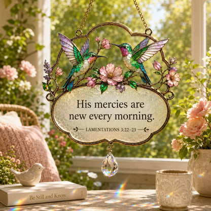 🕊️Christian Scripture Bird Suncatcher