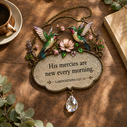 🕊️Christian Scripture Bird Suncatcher