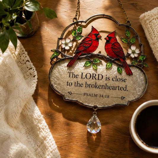 🕊️Christian Scripture Bird Suncatcher