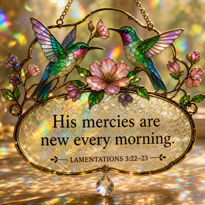 🕊️Christian Scripture Bird Suncatcher