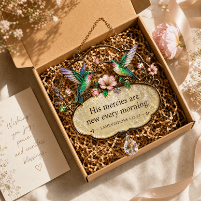🕊️Christian Scripture Bird Suncatcher