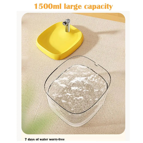 🔥Limited Time 50% OFF 1500ml（50.73oz） Silent USB Automatic Pet Water Fountain