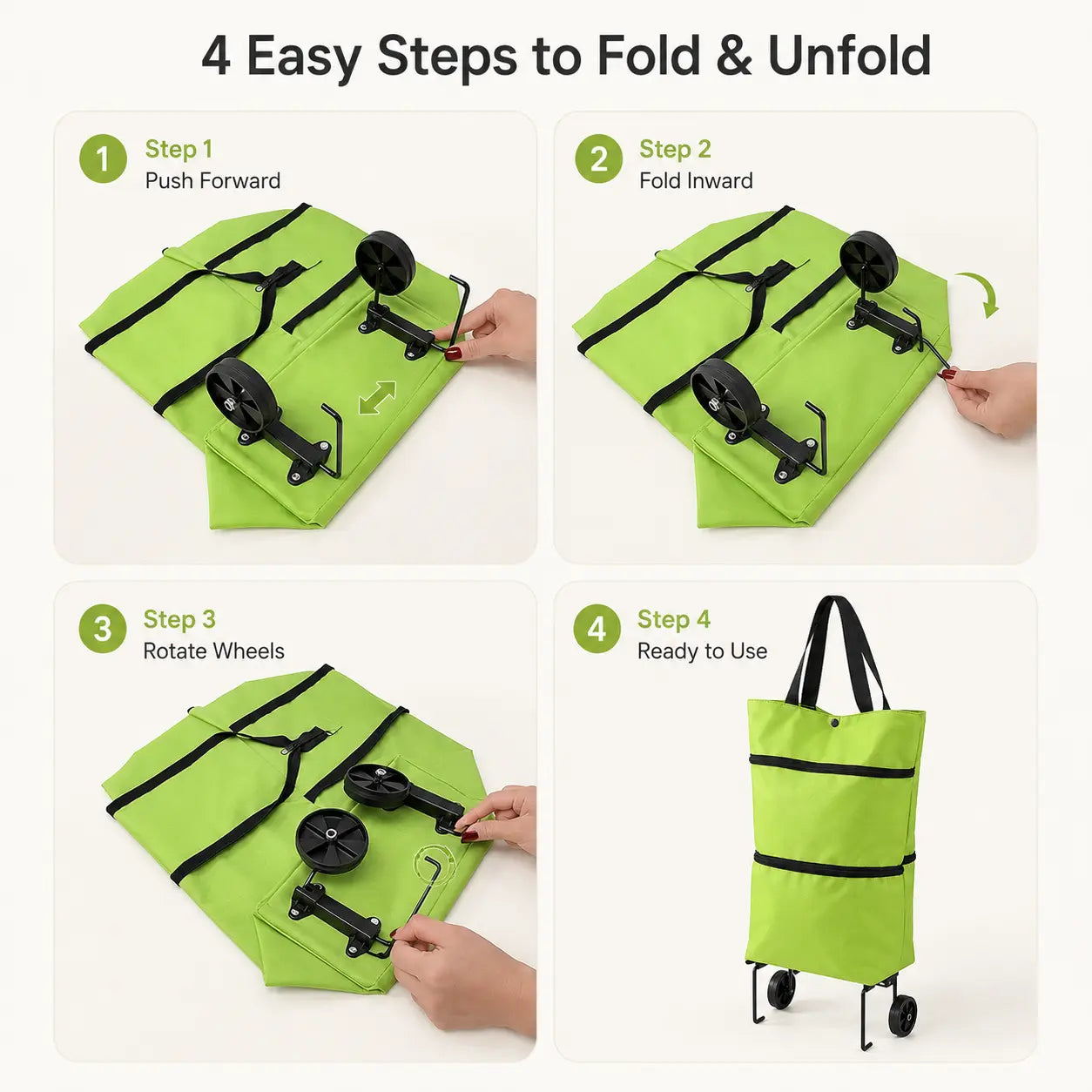 🔥HOT SALE 50% OFF 🔥Foldable 2-in-1 Shopping Bag