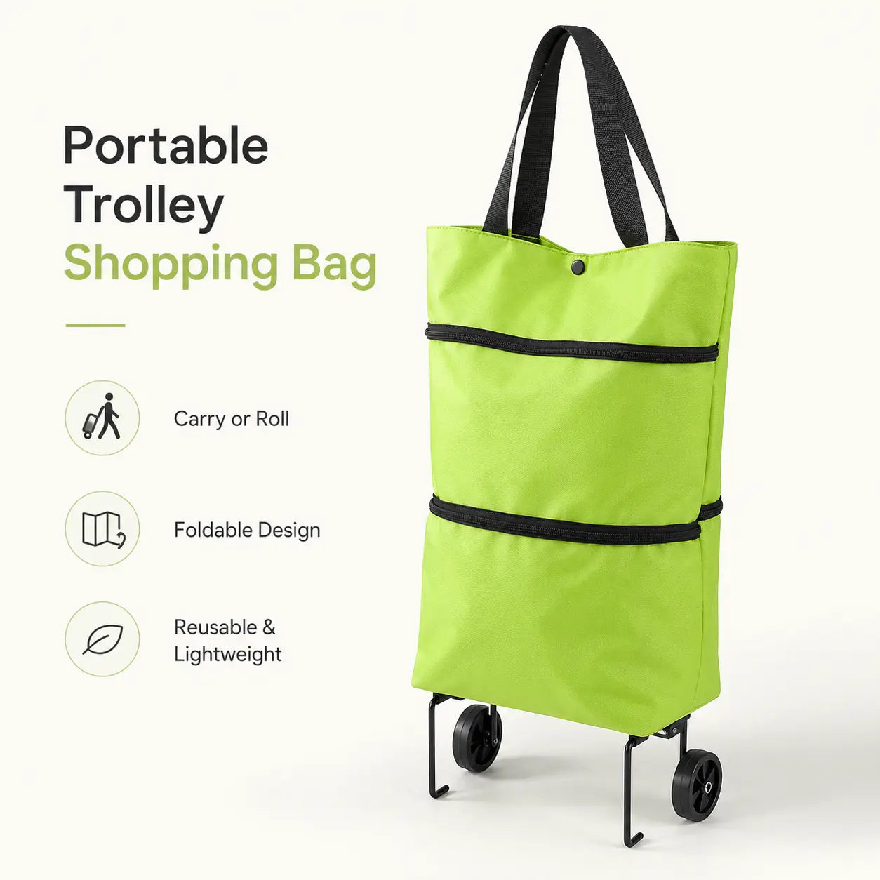 🔥HOT SALE 50% OFF 🔥Foldable 2-in-1 Shopping Bag