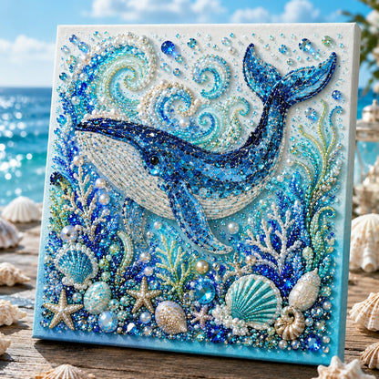 💥 Last Day 60% OFF - 🌊💙 Ocean Theme Pearl Art DIY Kit|Relaxing DIY Craft to Create Stunning Coastal Artwork
