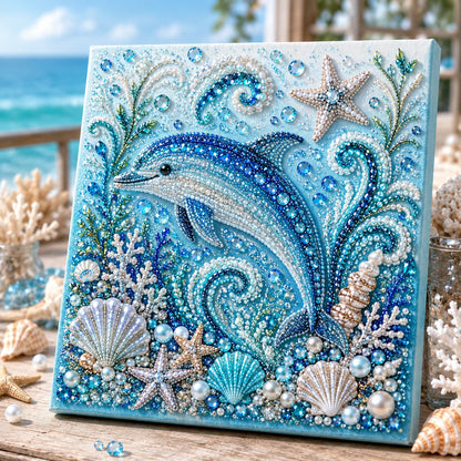 💥 Last Day 60% OFF - 🌊💙 Ocean Theme Pearl Art DIY Kit|Relaxing DIY Craft to Create Stunning Coastal Artwork