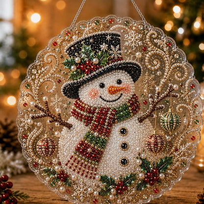 🎄 LAST DAY 50% OFF – ✨ Christmas Pearl Diamond Art Hanging Ornament Kit