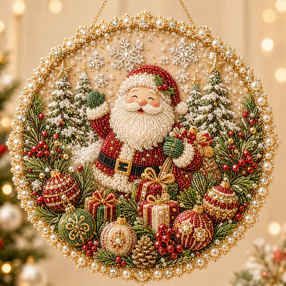 🎄 LAST DAY 50% OFF – ✨ Christmas Pearl Diamond Art Hanging Ornament Kit