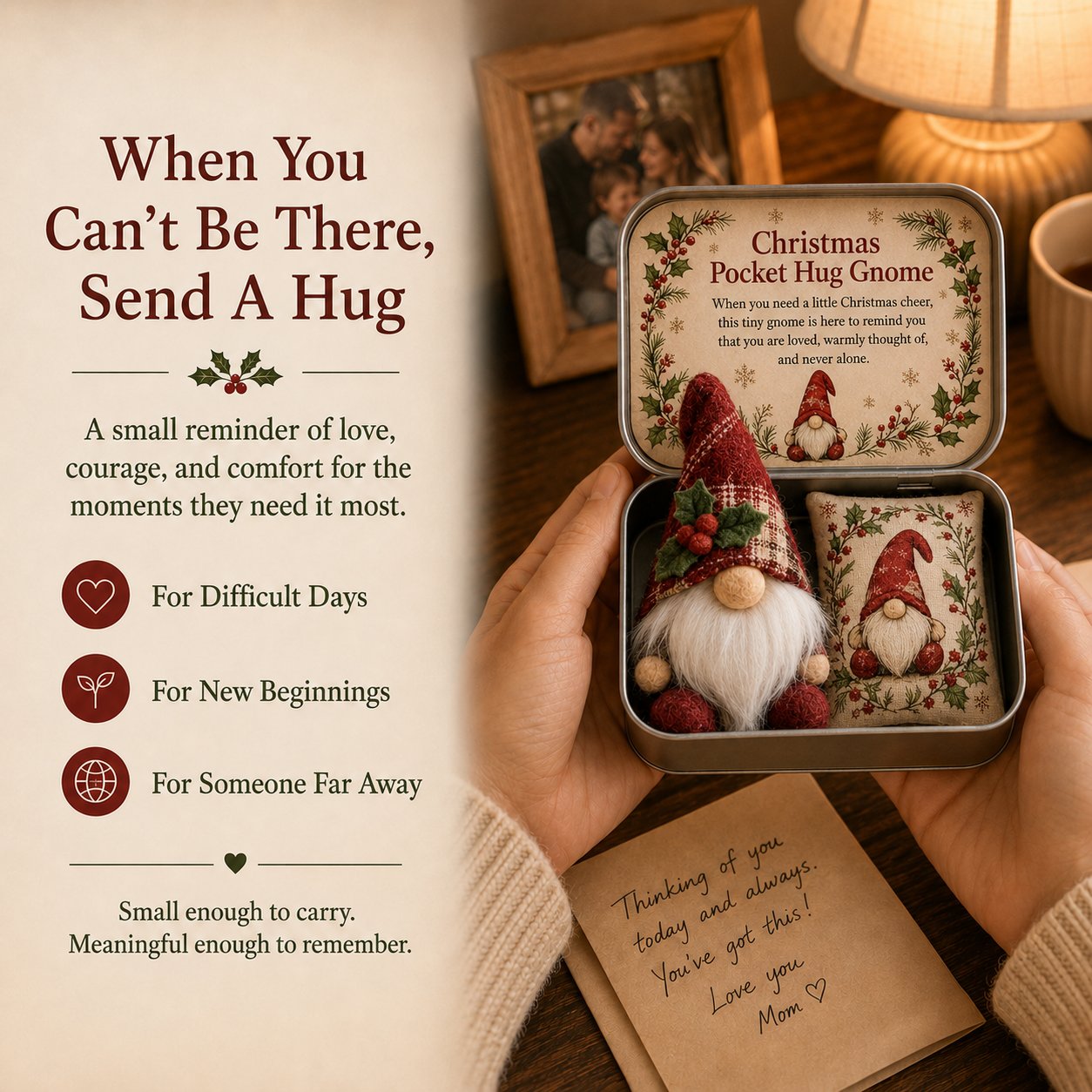 🔥Last Day 50% OFF -💌 Pocket Hug Gnome Comfort Gift Tin
