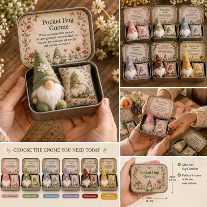 🔥Last Day 50% OFF -💌 Pocket Hug Gnome Comfort Gift Tin