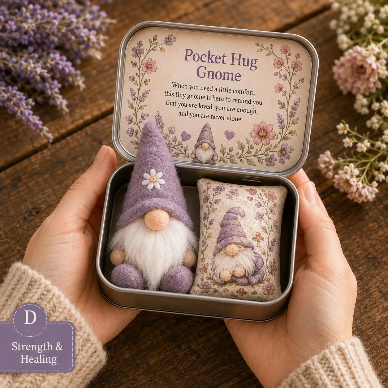 🔥Last Day 50% OFF -💌 Pocket Hug Gnome Comfort Gift Tin