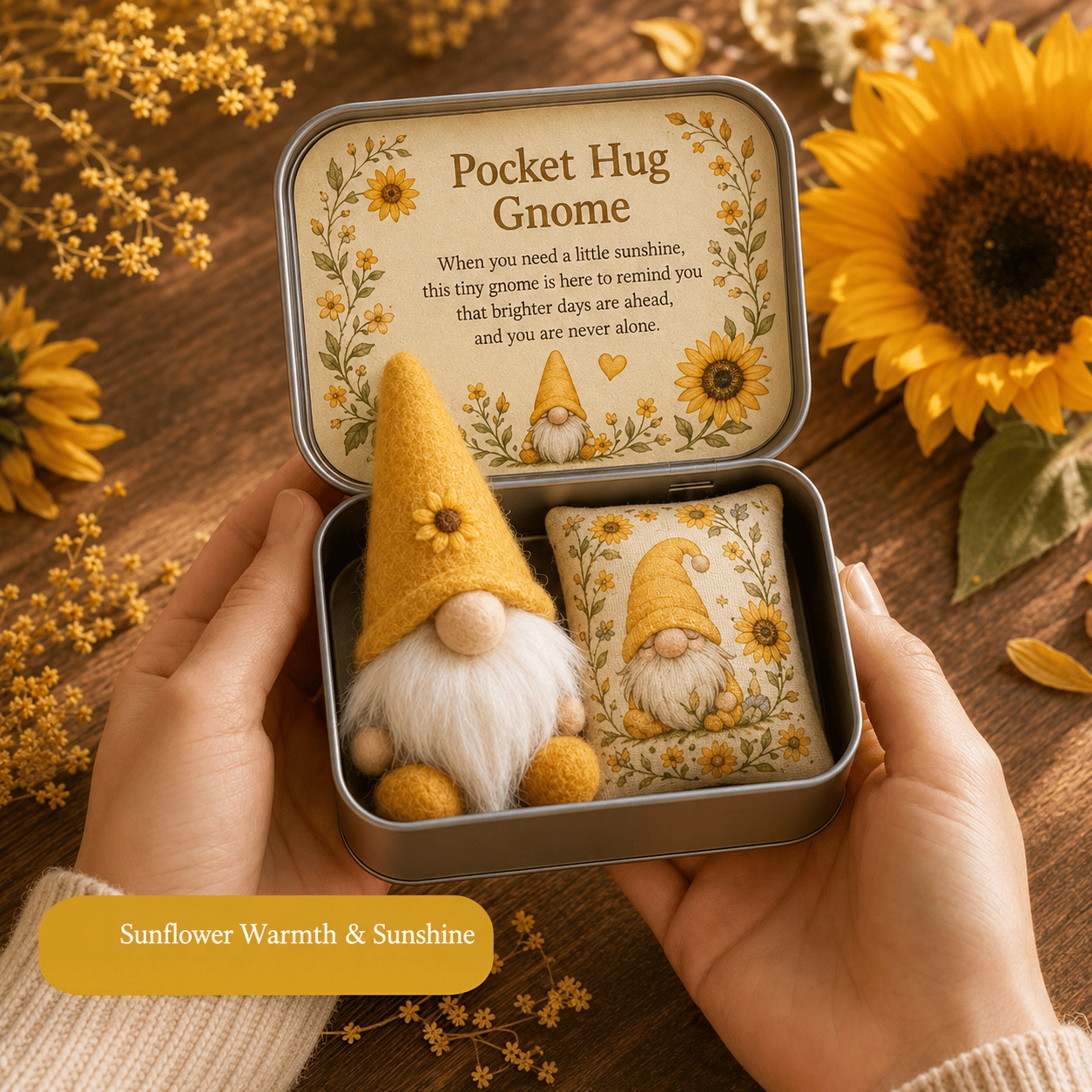🔥Last Day 50% OFF -💌 Pocket Hug Gnome Comfort Gift Tin