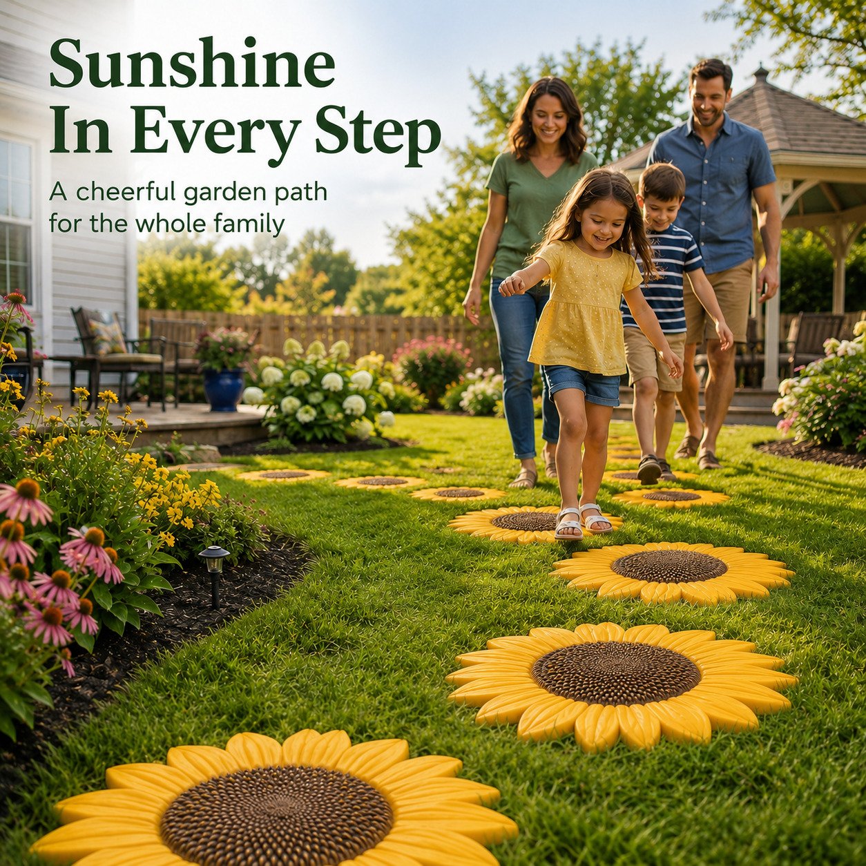 💥 LAST DAY 50% OFF - 🌻 Reusable Sunflower Stepping Stone Mold (📦Buy 2 Free Shipping)