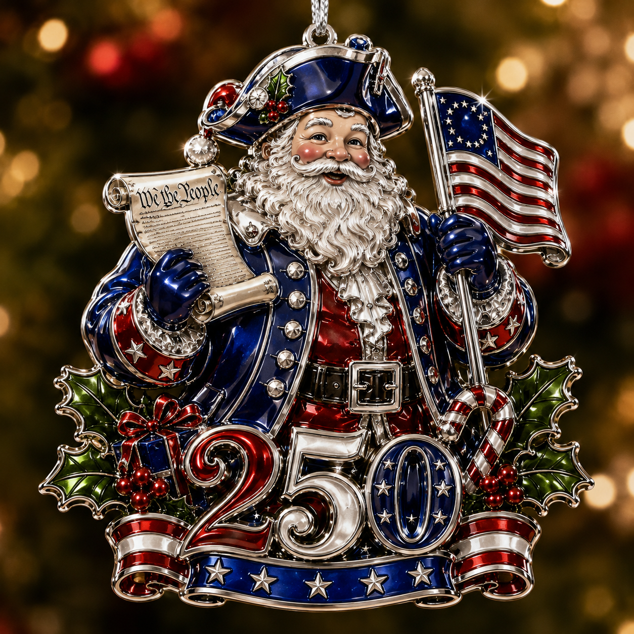 🔥LAST DAY 50% OFF ❄America 250™ Christmas Heritage Ornament