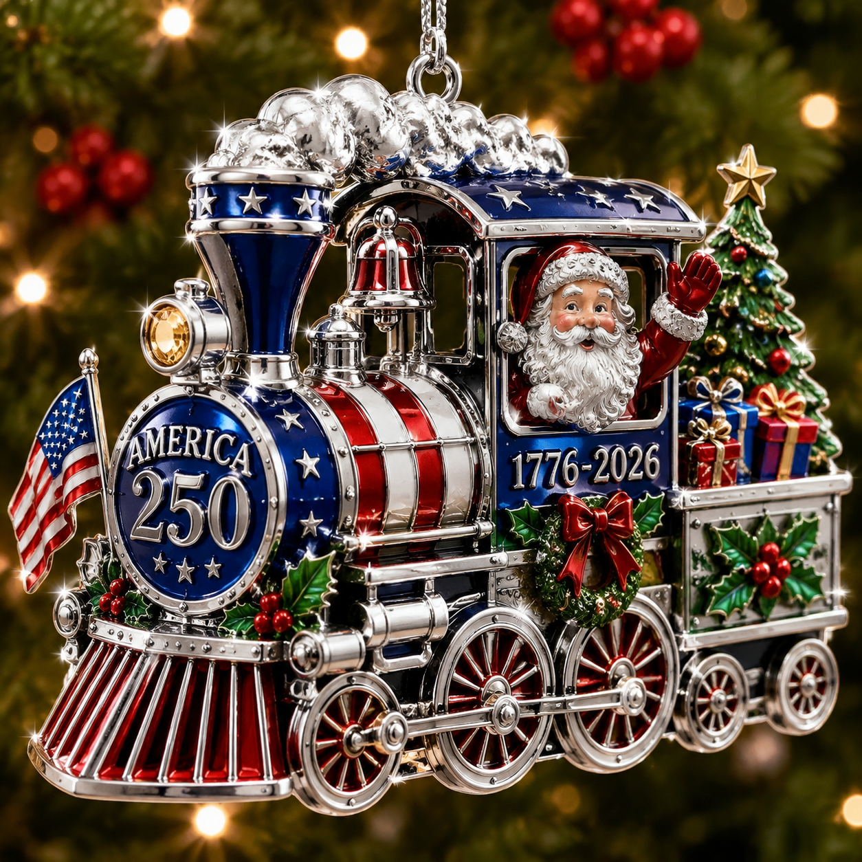 🔥LAST DAY 50% OFF ❄America 250™ Christmas Heritage Ornament