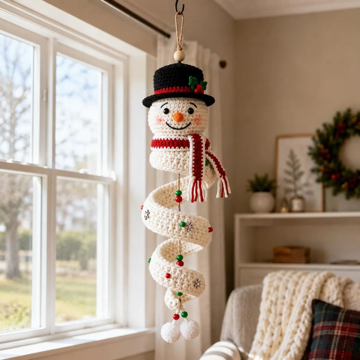 🔥HOT SALE 50% OFF☃️Crochet Christmas Spiral Ornament DIY Kit