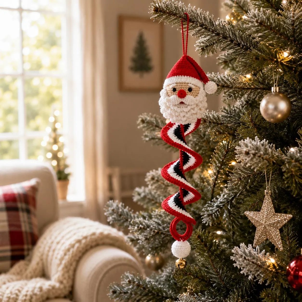 🔥HOT SALE 50% OFF☃️Crochet Christmas Spiral Ornament DIY Kit