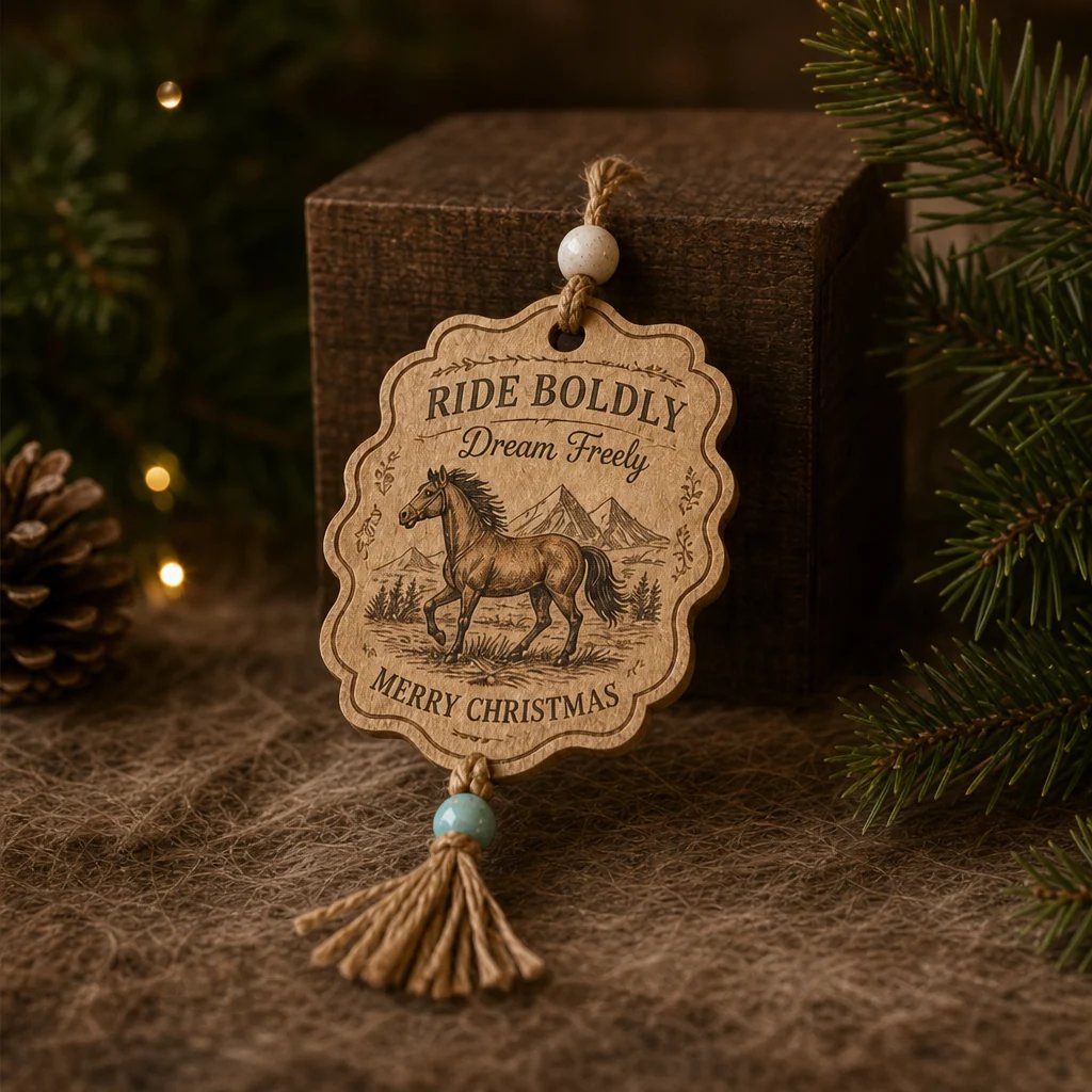 💥 LAST DAY 50% OFF - Western Horse Christmas Ornaments – Rustic Cowboy Tree Decor & Gifts for Horse Lovers (Free Shipping🔥)