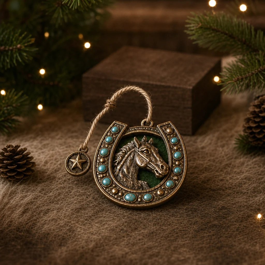 💥 LAST DAY 50% OFF - Western Horse Christmas Ornaments – Rustic Cowboy Tree Decor & Gifts for Horse Lovers (Free Shipping🔥)