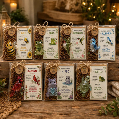 💥 LAST DAY 50% OFF💌 Emotional Support Glass Animal Gift Set