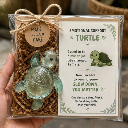 💥 LAST DAY 50% OFF💌 Emotional Support Glass Animal Gift Set