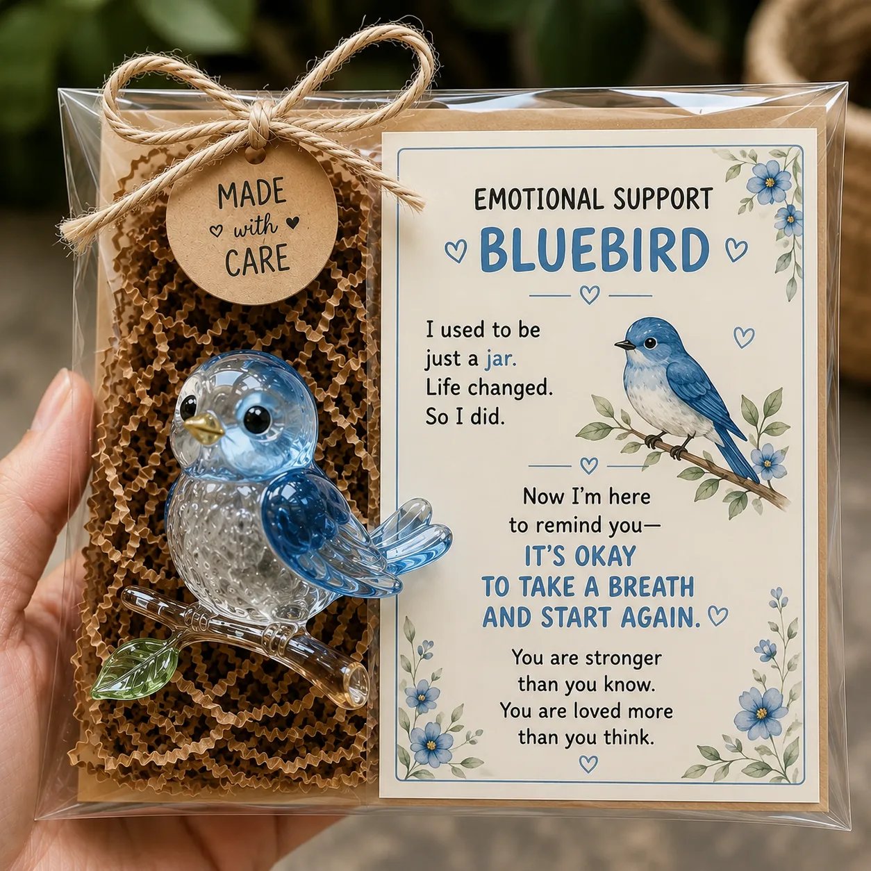 💥 LAST DAY 50% OFF💌 Emotional Support Glass Animal Gift Set